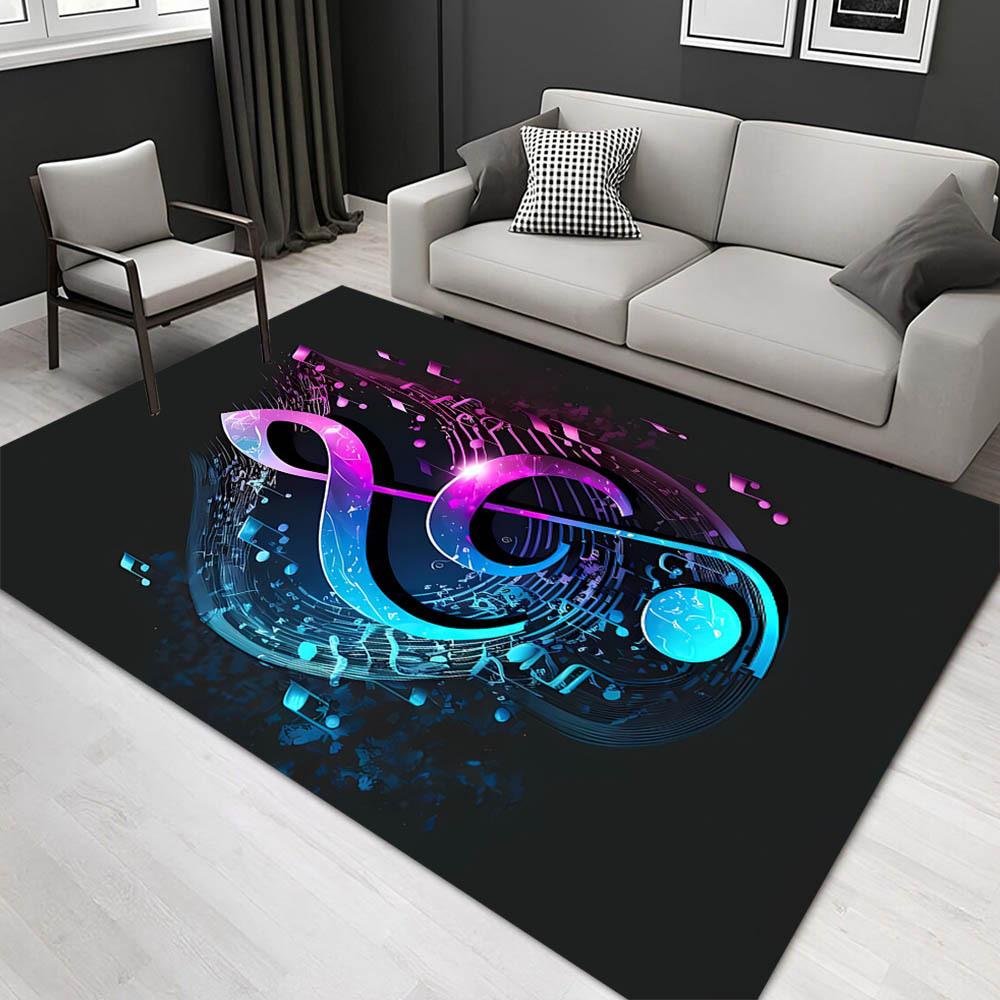

1pc 1437058472Pattern Carpet, Area Rug For Living Room Bedroom Room Bed Chair Laundry Entryway Corridor Yard Non-slip Outdoor Camping Rug Fl 60cm by 90cm
