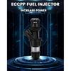 Fuel Injectors Kits ECCPP 8pcs High Performance Black 4 Hole Fuel Injector 17113553 17113698 for Cadillac for Chevy for GMC for Hummer