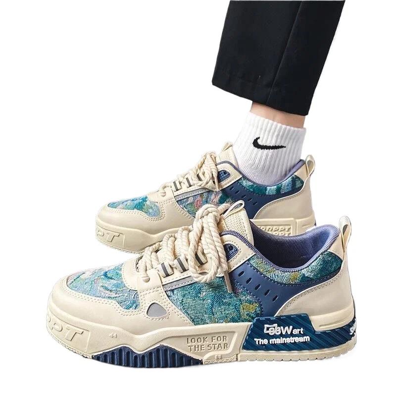 Mode Frühling Herbst Herrenschuhe Atmungsaktive Canvas Schuhe Designer Skateboard Schuhe Vielseitige Campus Casual Sneaker Zapatillas De Hombre