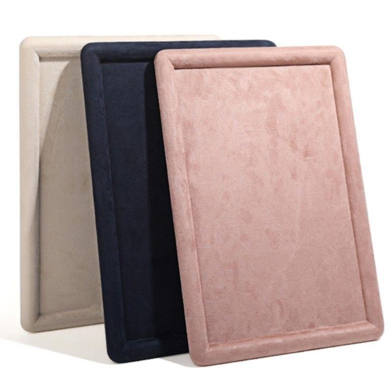 Stylový podnos na šperky s měkkým materiálem Minimalistický organizér do zásuvky na šperky Zaoblený prázdný držák na doplňky