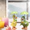 Gartendekoration Enten Niedliche Cartoon Kunstharz Entenstatuen Dekoration Mit Schirm Garten Hof Rasen Ententeich Landschaft