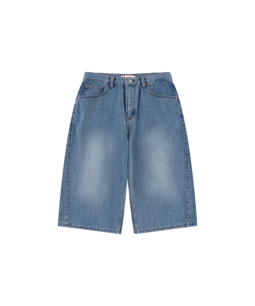 Banwonateullie P3320 Bermuda Denim Pants_Medium Blue
