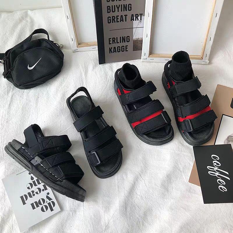 Größe 35-40 Damen Harajuku Sportsandalen Sommer Flache Damen Plateausandalen Strand Peep-Toe-Schuhe für Mädchen