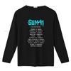 Sum 41 North America Tour Blue Demon Mens T Shirt vintage Washed streetwear Unisex Stretched Slightly Versatile graphic
