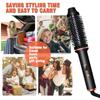Hair Dryer Comb 2 In 1 Curling Iron Straight Hair Negative Ion Hair Dryer High Power Hot Air Comb