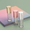 6ml Clear Plastic Thick Fat Lip Gloss Tube, Electroplated Lip Oil Lip Glaze Empty Container for DIY