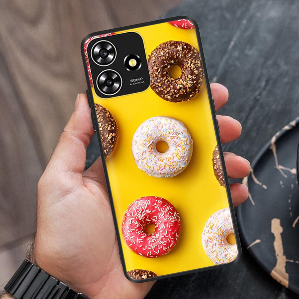 For ZTE Blade A73 Case Soft Black Silicone Bumper Phone Cover Funda For ZTE Blade A73 5G Cases For ZTE Blade A73 4G Fundas Coque