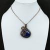 Lapis Lazuli Handmade Copper Wire Wrap Jewelry Pendant 2.21" Q8e66