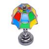 Dollhouse Desk Lamp Zinc Alloy Miniature Table Accent Lamp for Micro Scene Decoration Black