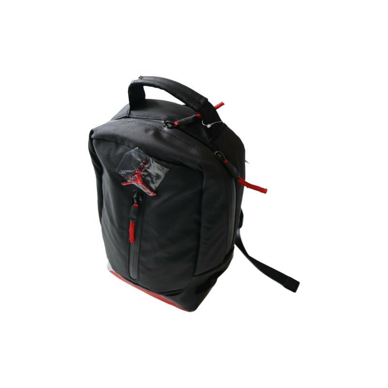 Jordan Polyester Basketball Bag Backpack Small Size Unisex Black Red Jordan 7A0024-KR5