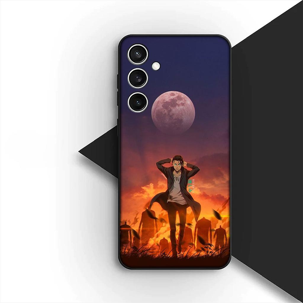 Cover for Motorola Moto G55 G45 G75 G85 G35 Edge 50 30 Fusion 40 NEO Ultra Pro Phone Case Comics Attack on titan levi Eren