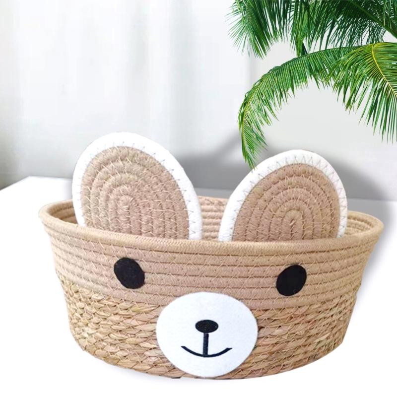 Cats Puppy Bed Basket Base Detachable Cushion Basket for Small To Medium Pet Creative Pet Bed Cute Nest