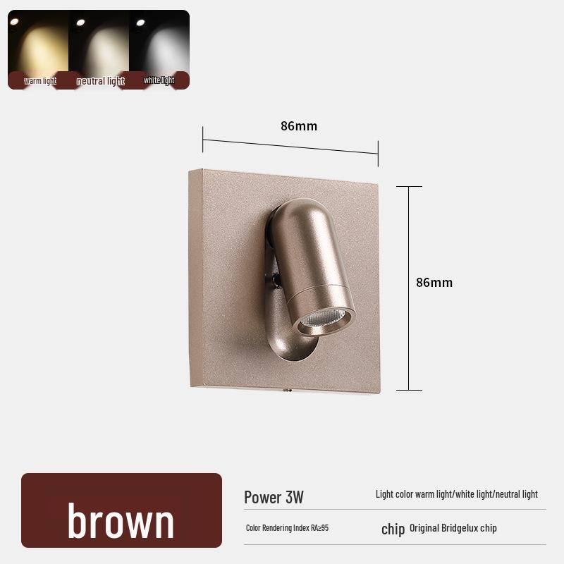

Вращающийся настенный светильник на все сезоны - Прикроватное чтение и декоративное освещение Warm Light 3000K