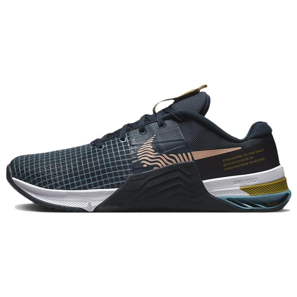 Nové Nike Metcon 8 Armory Navy Obsidian Cerulean Arctic Orange DO9328-401