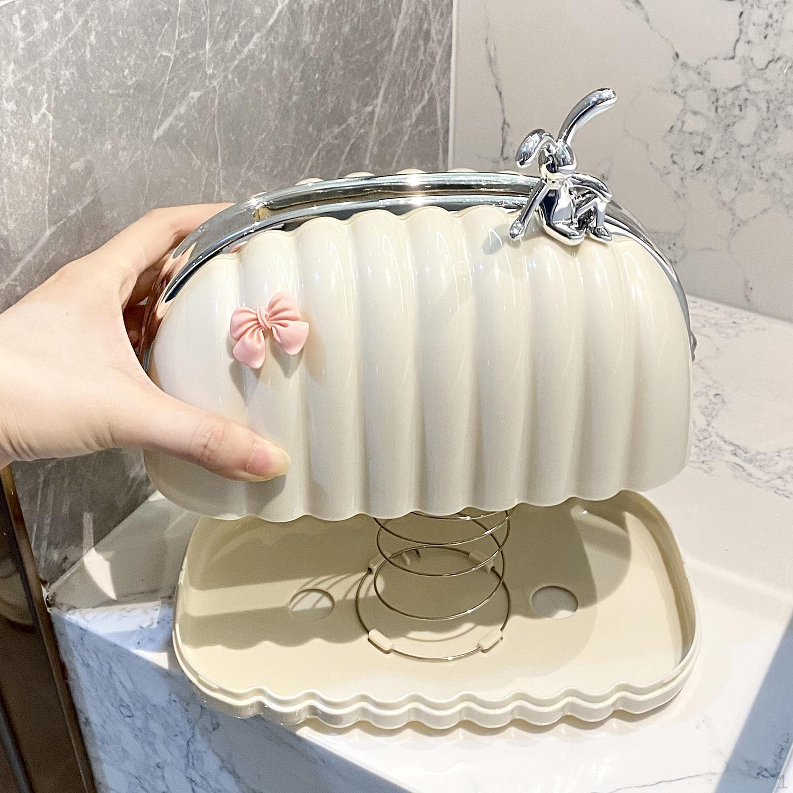 

Держатель для салфеток для лица, чехол для хранения бумаги, канистра, органайзер для унитаза with rabbit bow