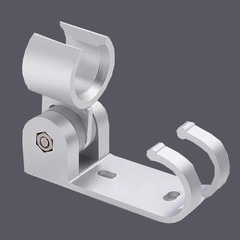 Universal No-Drill Shower Bracket: Handheld Spray Hose Rack with Fixed Exposed Mount