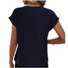 T-shirt Femme bleu marine Logo New York - - Bleu