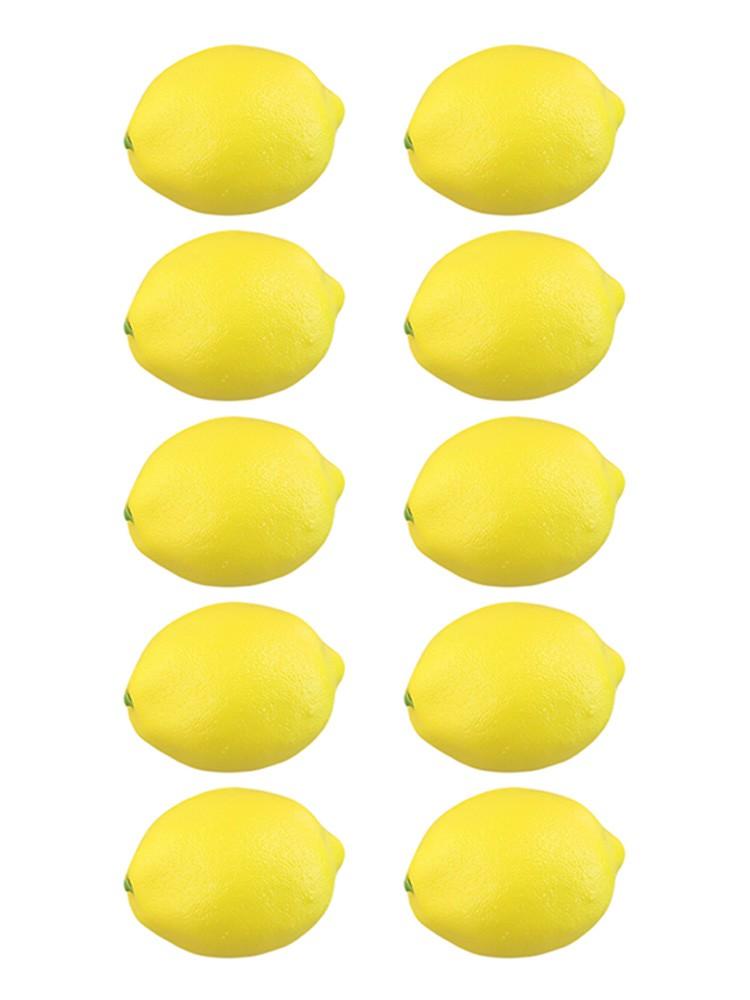 Artificial Lemon Decor Fake Lemon Props Foam Fruit Model