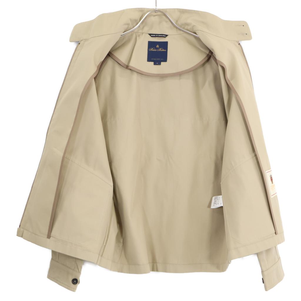 Brooks Brothers XCORBY'S [Excellent Condition/Domestically Authorized] 100206545 Made In England Cotton Zipper Jacket M beigeUsed