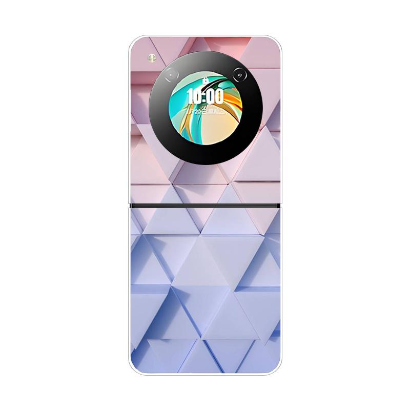 Pevný PC kryt pre ZTE Nubia Flip 2 Nárazuvzdorné puzdrá na telefón pre ZTE Libero Flip 2 5G Zadný priehľadný kryt Flip2 Coque Funda