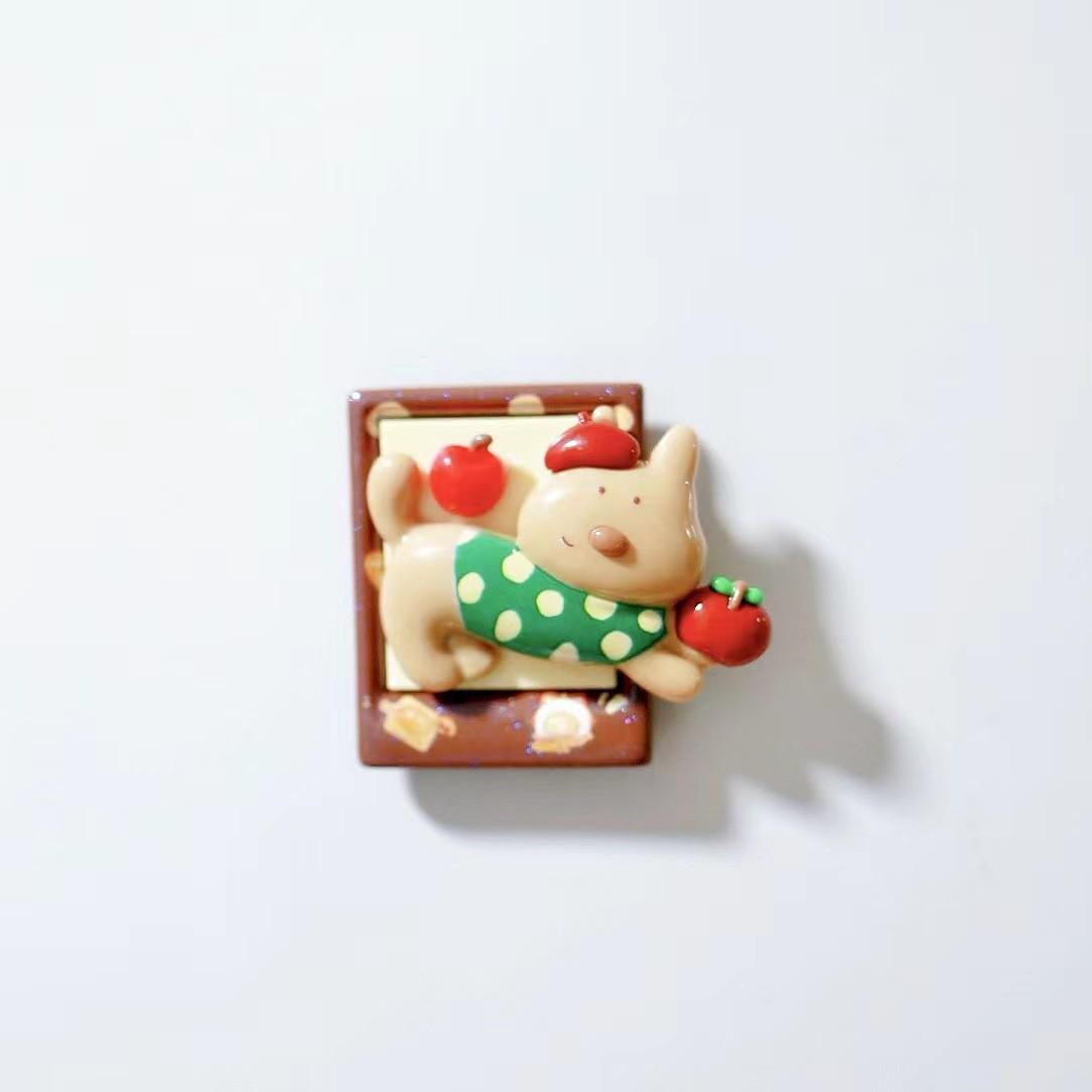 Cute Resin Pet Window Ornament & Fridge Magnet