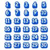 50pcs Reusable Numbered Pencil Toppers Silicone Numbered Pencil Caps  Students Teachers Organization