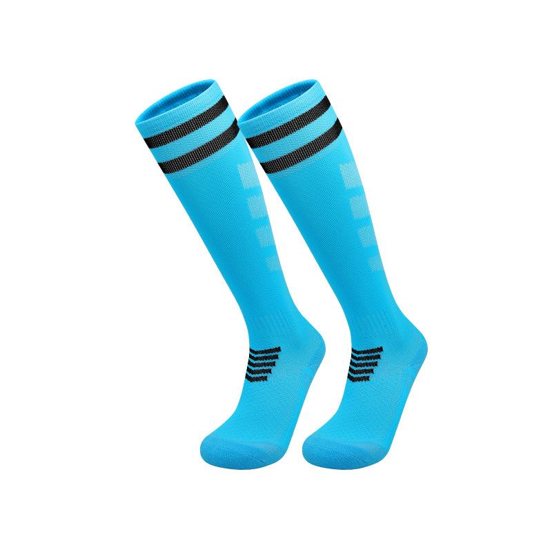 2026 Echte Kampf-Langrohr-Fußballsocken Professionell für Erwachsene, Kinder, ältere Kinder Frottee-Boden Beinschoner Atmungsaktive Sportsocken