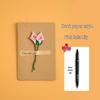 3D Dried Flower Handwritten Greeting Card for Teacher's Day, Love Letters, or Birthday – Perfect for Couples