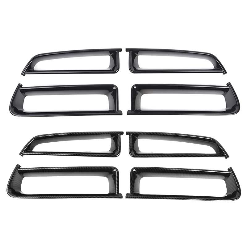 Car Front Hood Air Inlet Grille Ring Cover Protective Sticker For Dodge Charger 2011-2014 Car Accessories