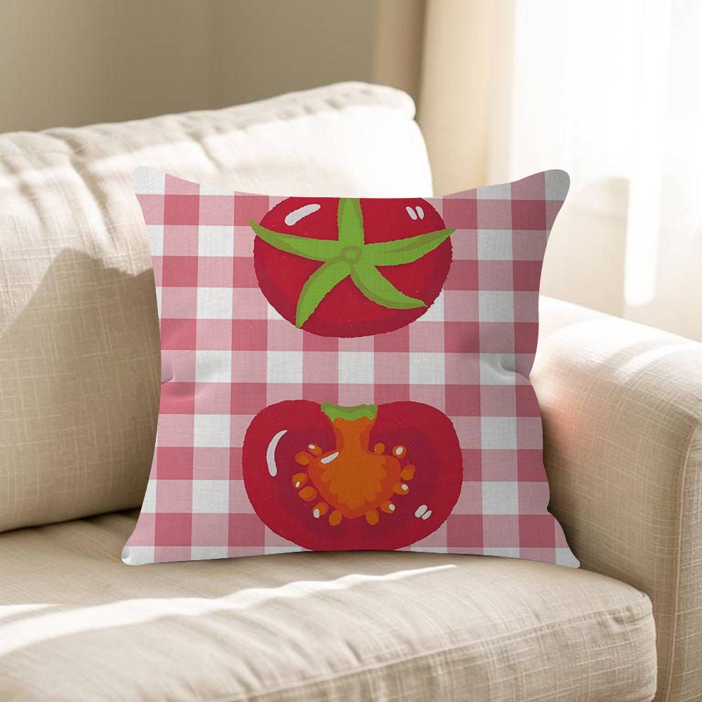 Polka Dot Cute Tomato Pillow Gifts Home Office Furnishings Bedroom Sofa Car Cushion Cover Case 45x45cm