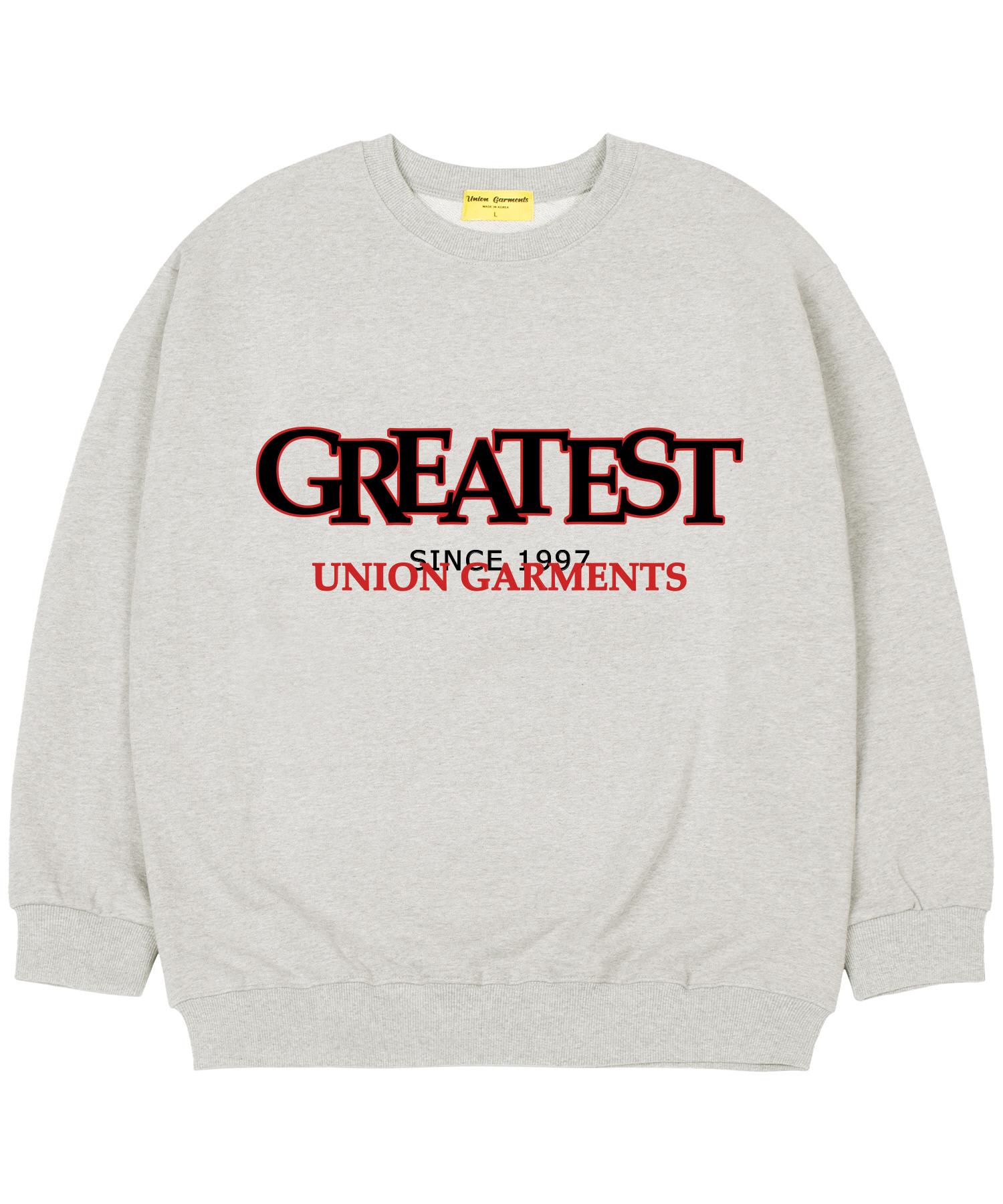 Union Garments [На флисе] Самый большой оверсайз свитшот Овсяный M