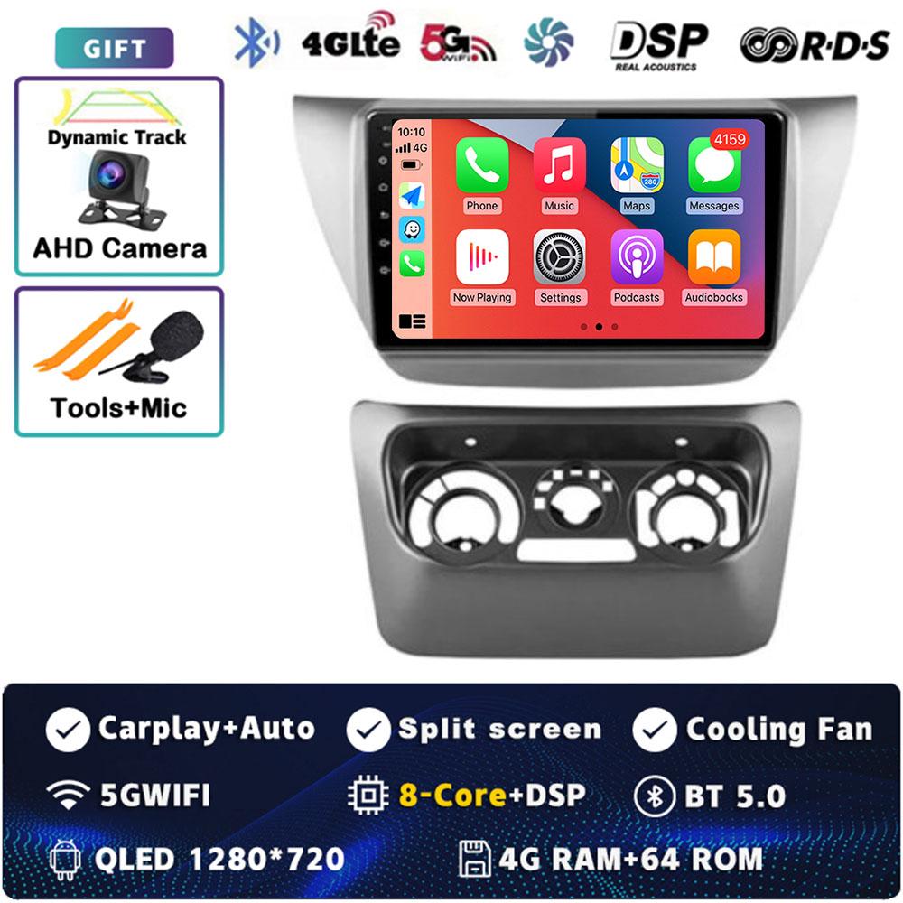 Android 14 Carplay Car Radio For Mitsubishi Lancer 9 CS 2000 - 2010 Multimedia Video Player Navigation GPS Stereo 2Din Head Unit