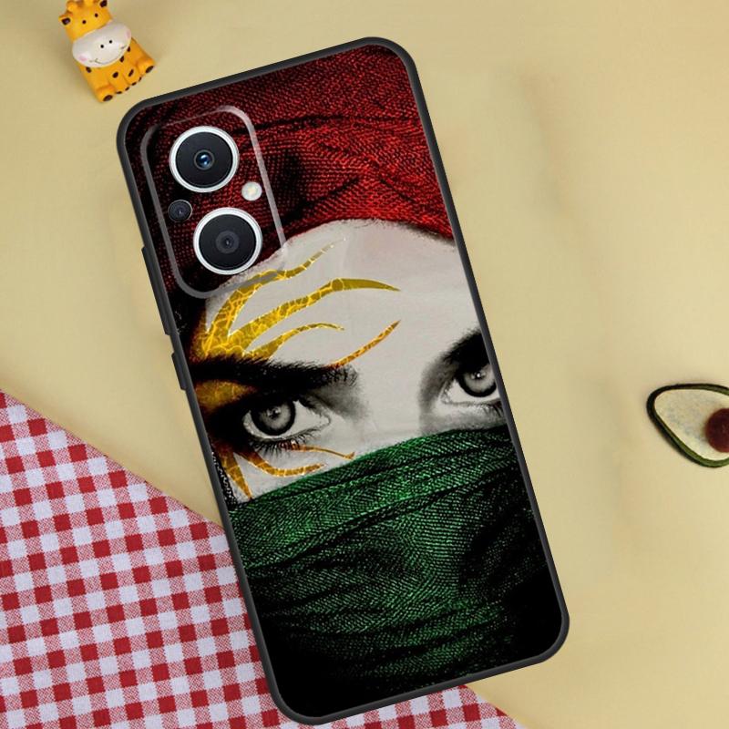 Kurdistan Flag Phone Case For OPPO Reno 12 12F 13 13F 11 8T 7 8 10 Pro OPPO Find X8 X6 Pro X3 X5 Lite Cover