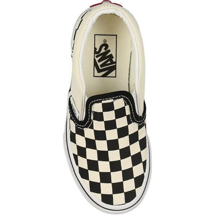 Vans Slip-On Classic Checkboard Comfortable Low-Top Kids Skate Shoes Kids sneaker Yellow Black VN000ZBUEO11