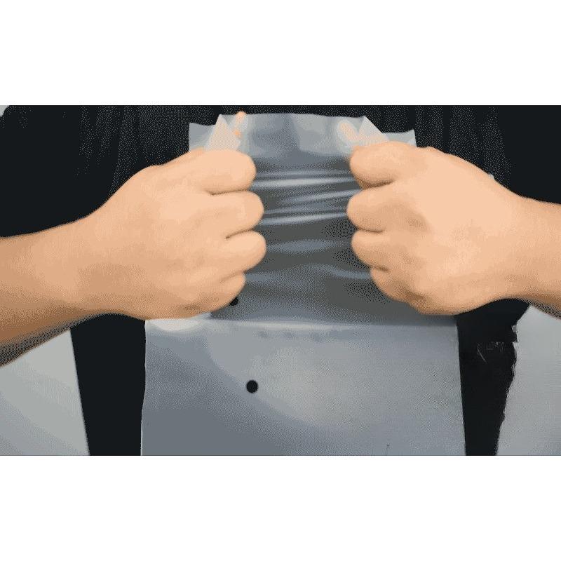 50pcs Frosted Zipper Pouch Suitable for Jewelry Base Shirts Pants Pillows Item Packag Bags Convenient To Carry Self Sealing Dustproof Bag with Holes
