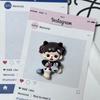 Zoraa Meow Sister Series Blind Bag Derivative Work Creativity Car Ornament Diy Backpack Pendant Mini Figure Toy Collectble Gifts