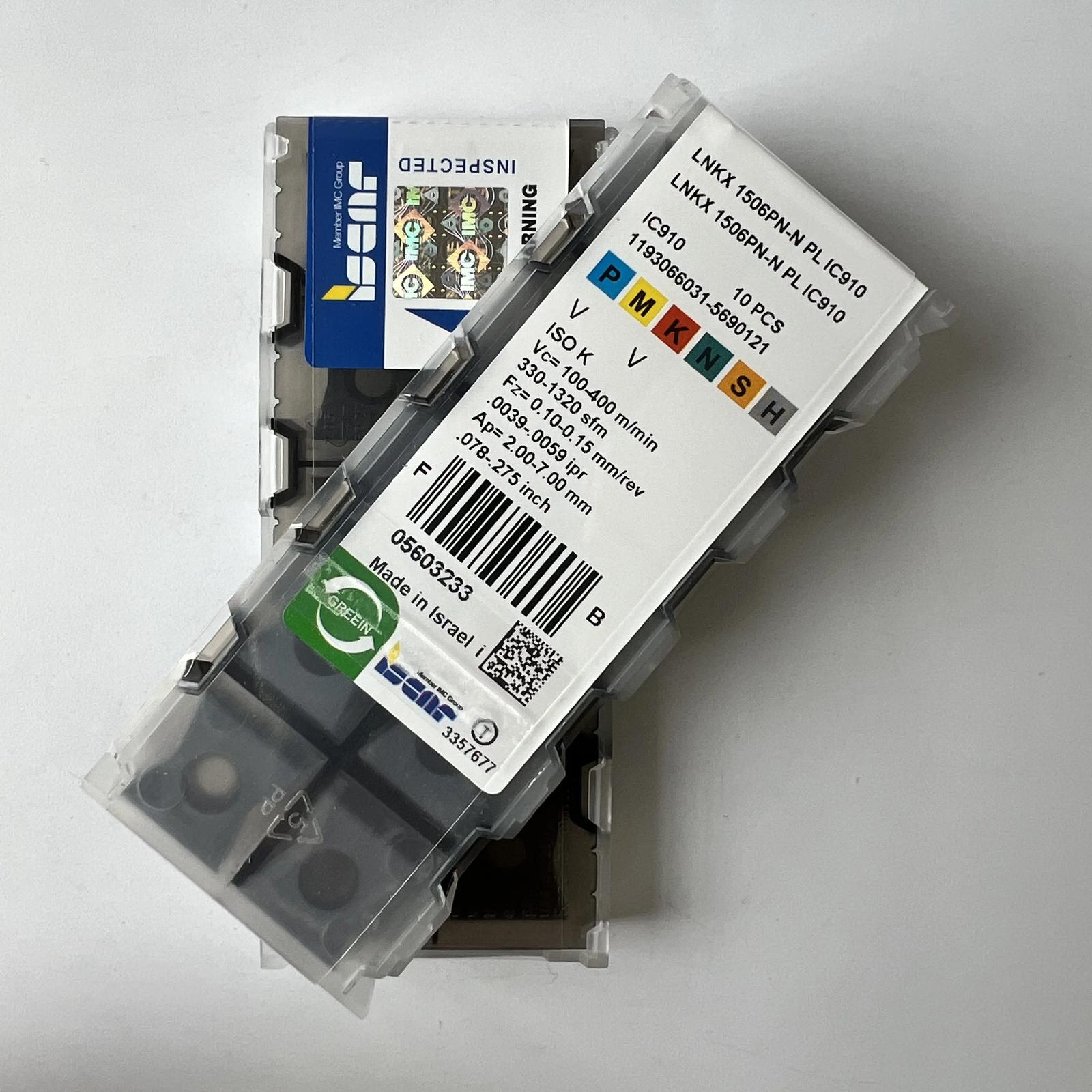 

ISCAR / LNKX1506PN-N PL IC910 / Industrial indexable Carbide Inserts 10 Pcs