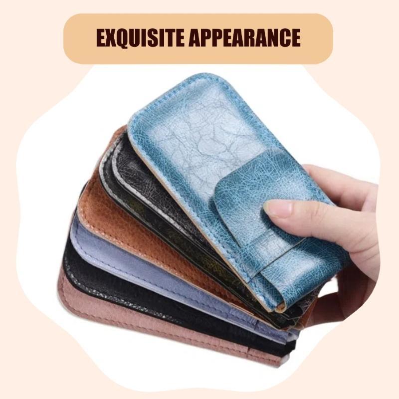 Neue Uhrenaufbewahrungstasche Tragbare Uhrentasche Reise-Uhrenbox Leder-Aufbewahrungsbox Organizer-Beutel
