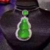 Pendant Gourd Inlaid Gourd Temperament Necklace for Men and Women