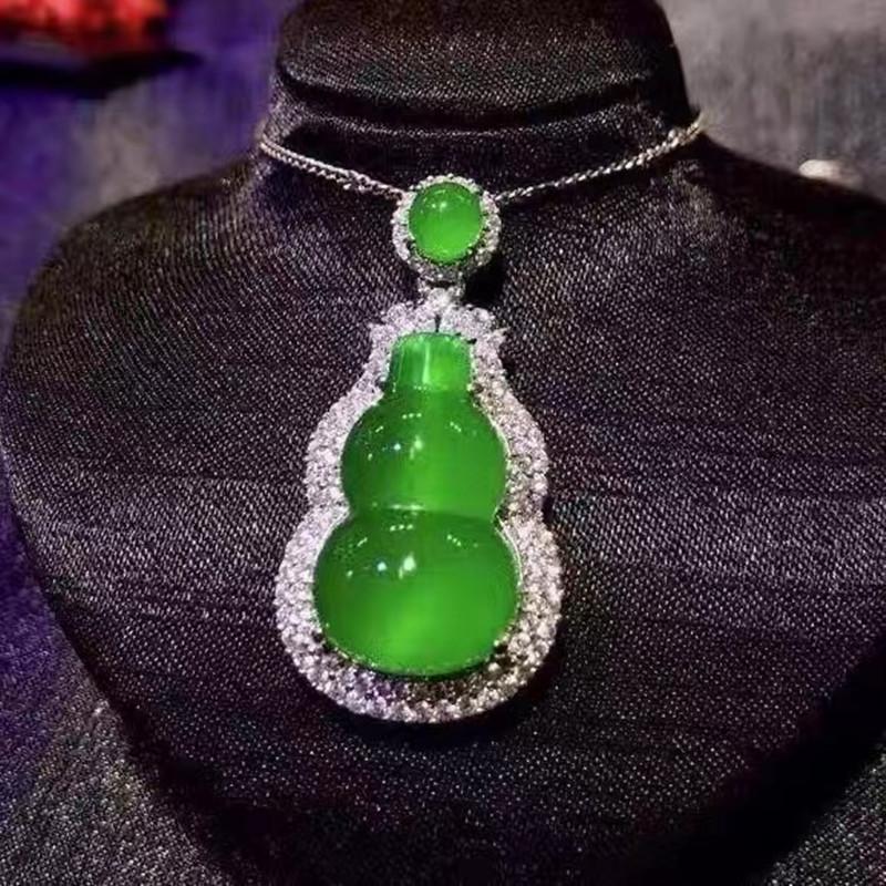 Pendant Gourd Inlaid Gourd Temperament Necklace for Men and Women