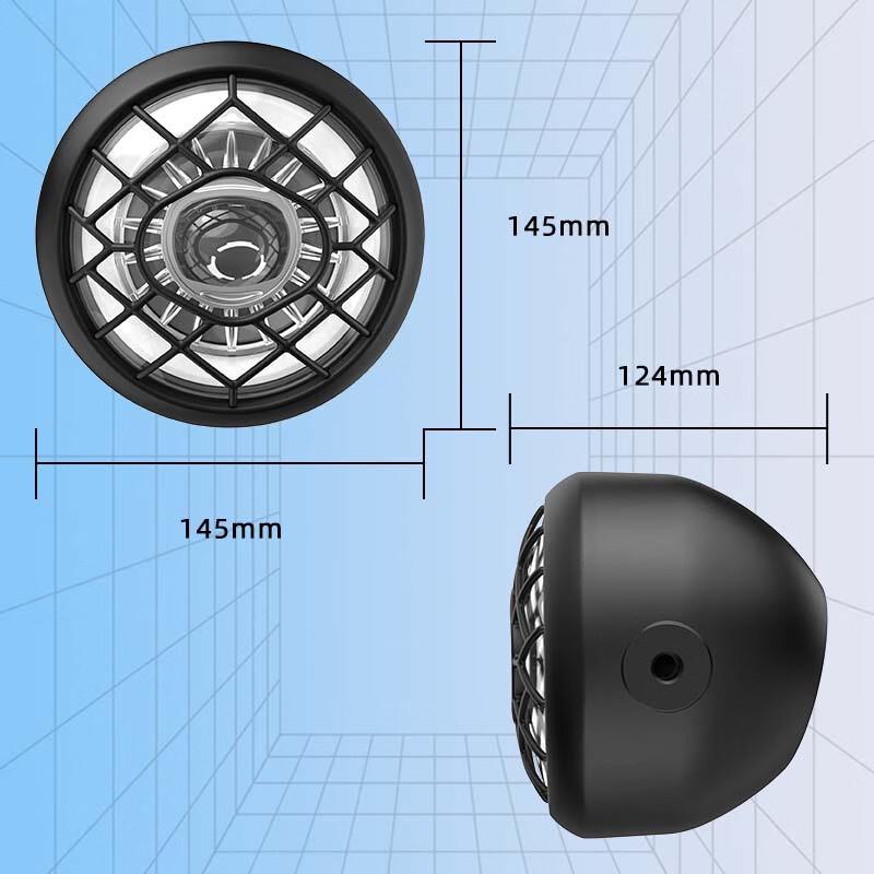 Faro Elettrico Impermeabile per Bicicletta e Motocicletta Longchan con Clacson
