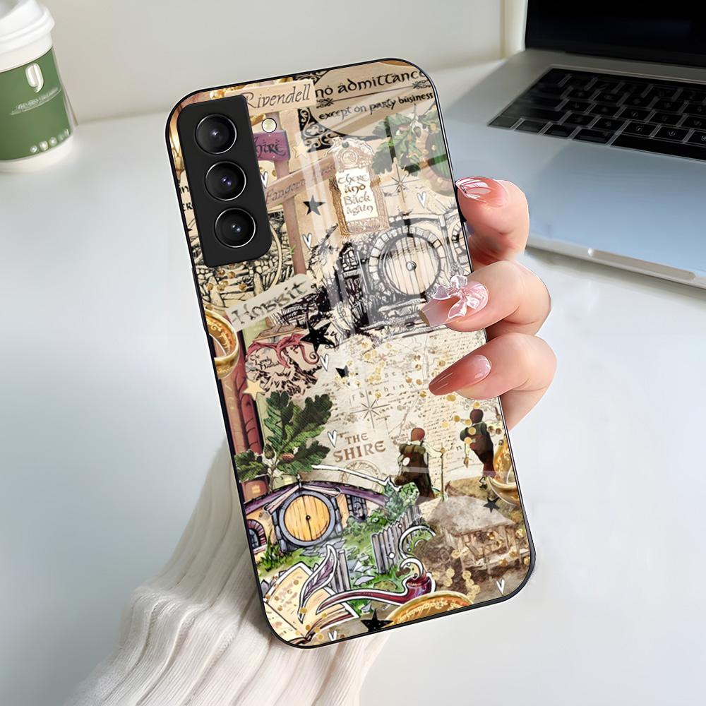 

Чехол для телефона «Кольца Власти» для Samsung A56 A36 A26 A16 A15 A25 A35 A55 A14 A34 A24 A54 Стеклянный чехол Samsung A55