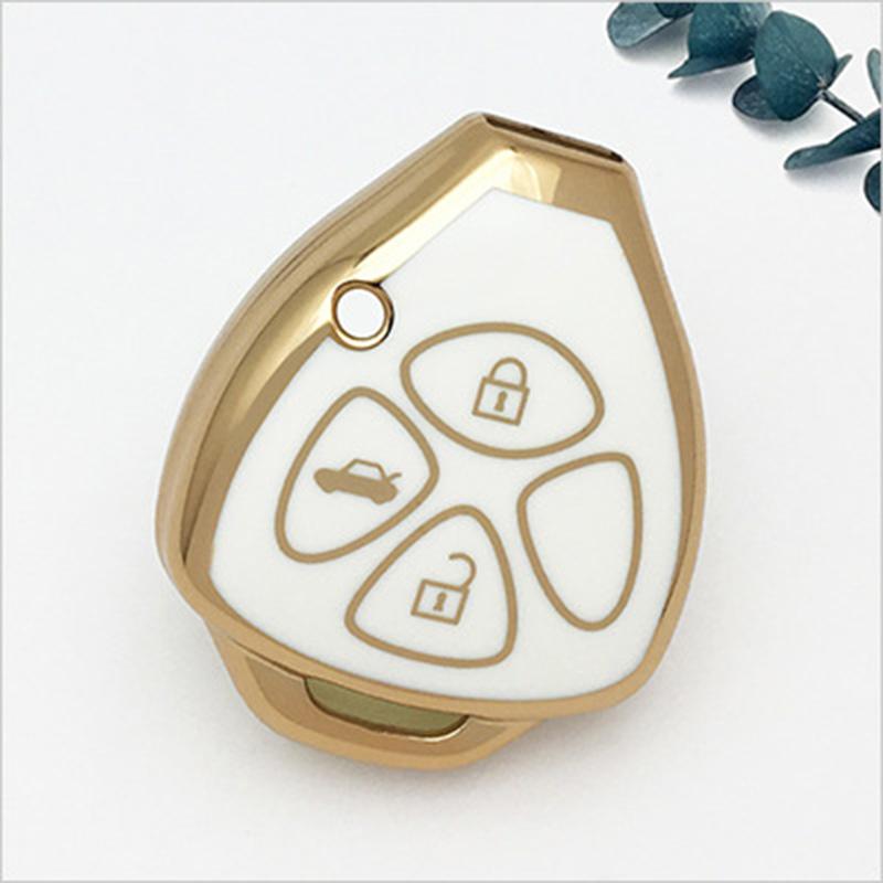 

TPU Car Key Case Cover For Toyota Auris HiLux Corolla Fortuner Prado Verso Camry Reiz Yaris Vitz Vios Rav4 Ractis 2/3/4 Button