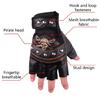 Punk Motorcycle Gloves Half Finger Wear-resistant Flexible Dexterous Gloves