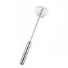Versatile Semi-Automatic Whisk Multi-size Rotary Whisk Blender Durable Hand Push Egg Beater  Egg