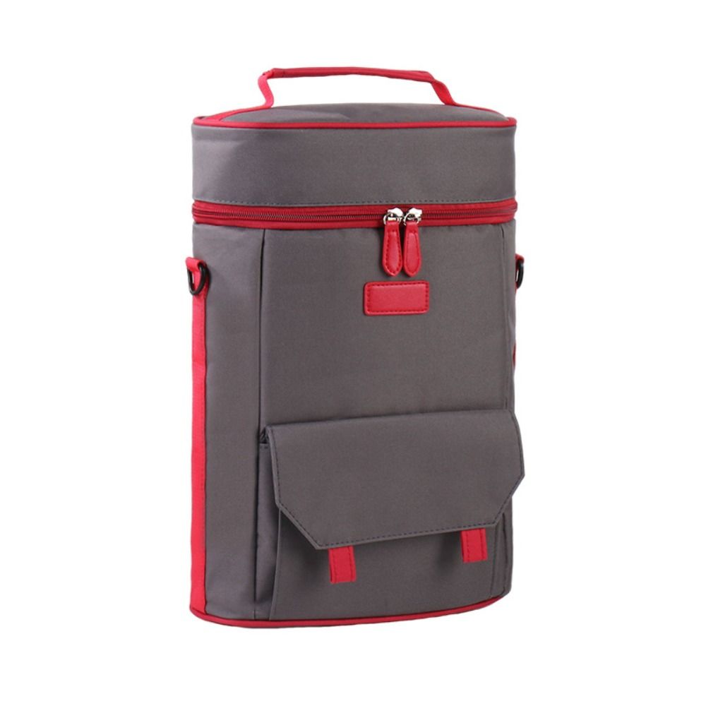 Wear-resistant Wine Tote Bag Portable Camping Organizer Wine Bottle Storage Pouch  Beach Activities