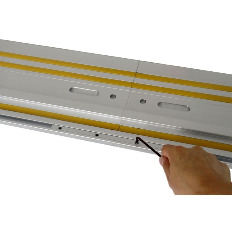 Professional Track Sawing Guide Rail 600mm Cutting Ranges Universals Compatibility for Woodworking Projects Straight Cut