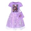 Kpop Hunters Demon Costumes Short Sleeve Star Pattern Children Casual Party
