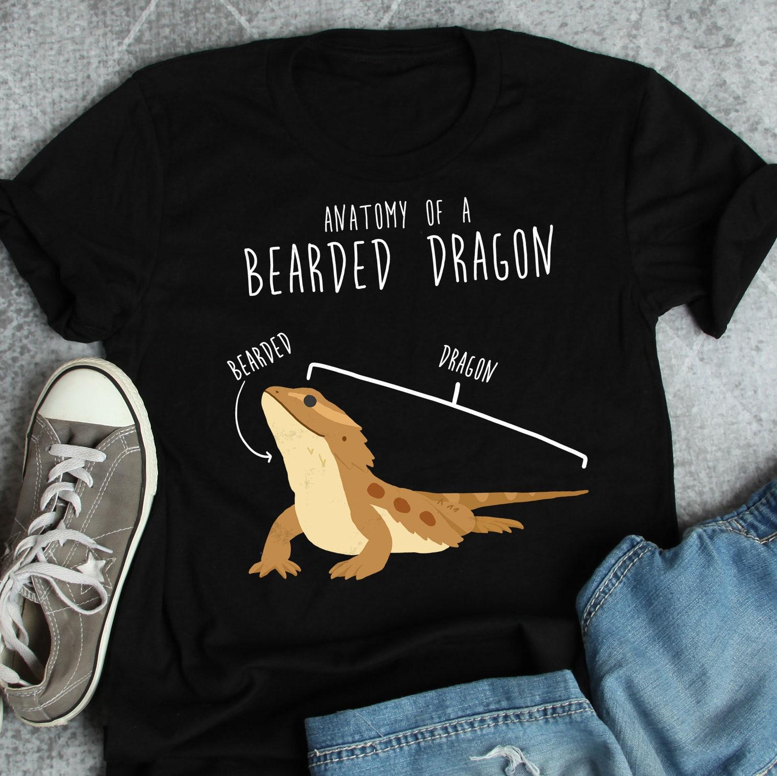 Bearded Dragon Shirt, , Tshirt, Pet Reptile Lover Gift, Funny Lizard T-Shirt, Cute Reptile Tee Beardie Mom Dad Herpetologist 120