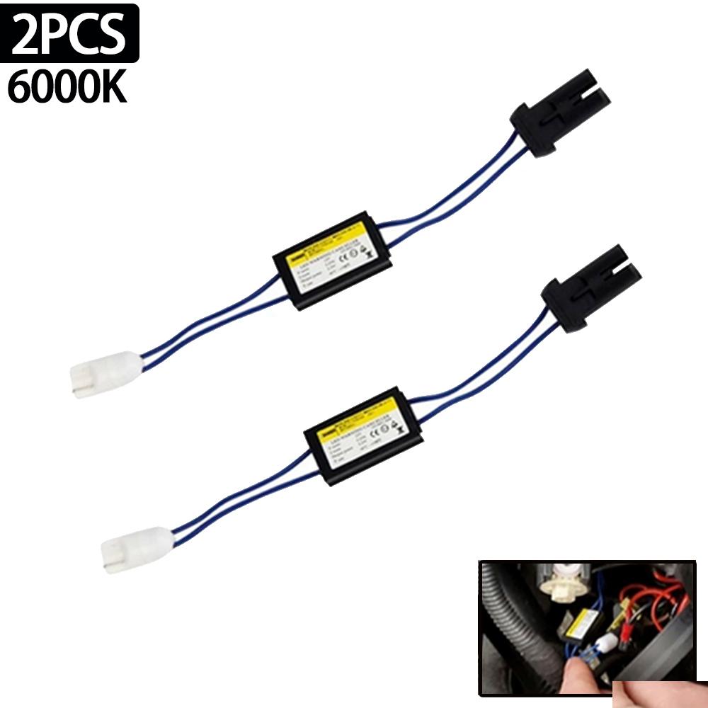 2/4/6pcs T10/T15 W5W 194 501 Error Free Load Resistor Wiring Canbus Decoder Cable Universal LED Warning Canceller Decoder